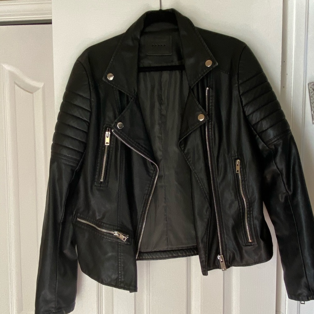 Like new Faux Leather Blank NYC Jacket